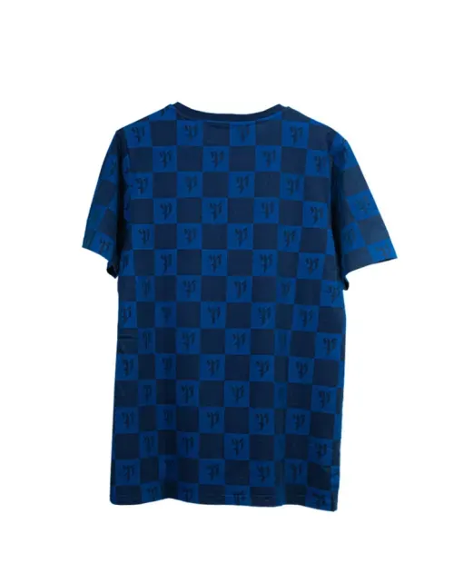 Polera Pimps Niño Cuadros - Colección Heráldica - Azul