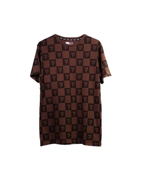 Polera Pimps Bebe Cuadros - Colección Heráldica - Café