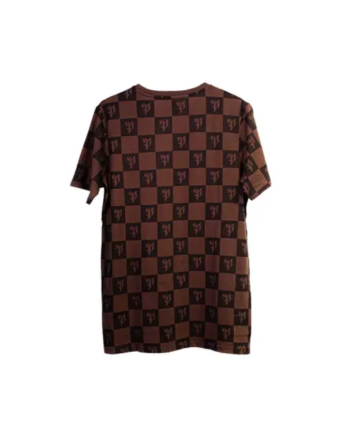 Polera Pimps Bebe Cuadros - Colección Heráldica - Café