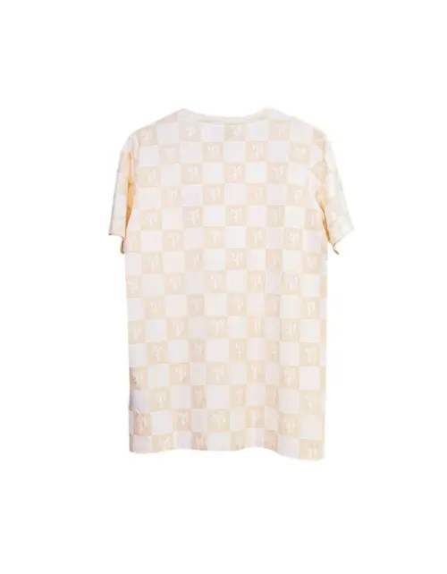 Polera Pimps Bebe Cuadros - Colección Heráldica - Beige
