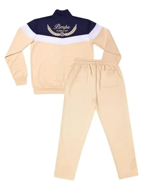 Buzo Conjunto Pimps Juvenil - Colección Arpione - Azul/Beige