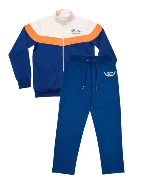 Buzo Conjunto Pimps Hombre - Colección Arpione - Azulino/Crema