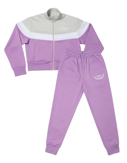 Buzo Conjunto Pimps Mujer - Colección Arpione - Lila/Gris
