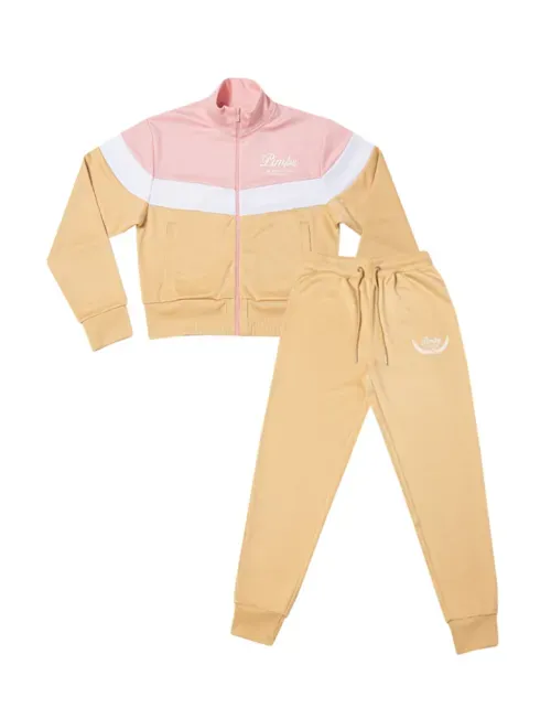 Buzo Conjunto Pimps Bebe - Colección Arpione - Beige/Rosa