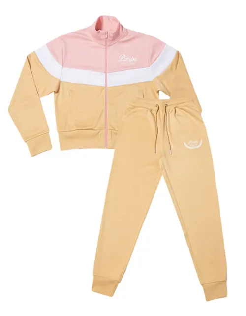 Buzo Conjunto Pimps Mujer - Colección Arpione - Beige/Rosa