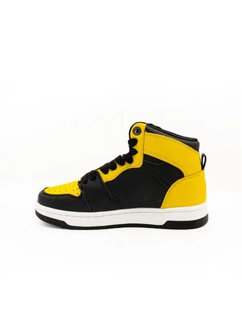Zapatillas Pimps Niño - Strong Hi - Black Yellow