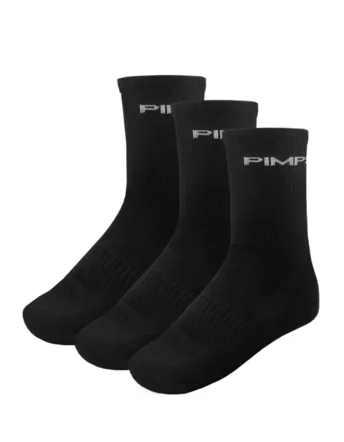 Pack 3 Pares de Calcetines Pimps - Adulto - Negro