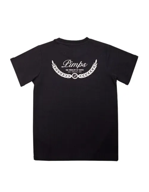 Polera Pimps Juvenil - Colección Arpione - Negro