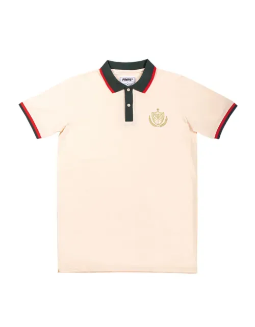 Polera Pimps Hombre Piqué - Colección Scudetto - Beige