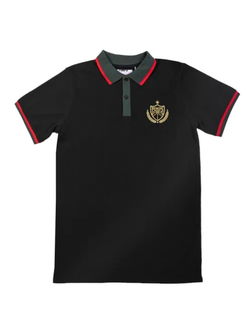Polera Pimps Hombre Piqué - Colección Scudetto - Negro