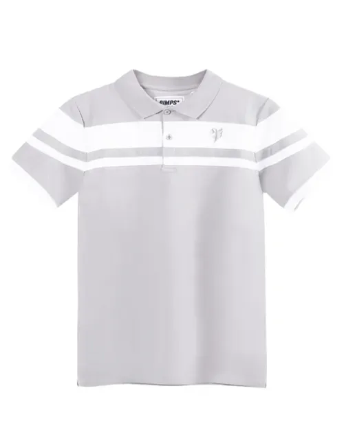 Polera Pimps Hombre Piqué - Colección Heraldica - Gris