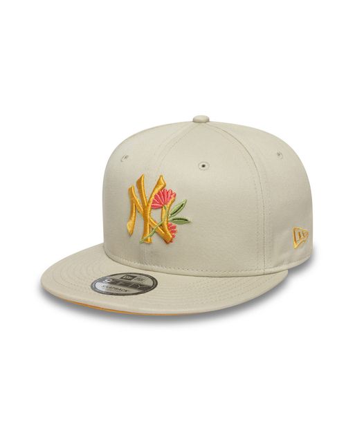 Gorra Snapback New Era - 9 FIFTY Floral Icon - New York Yankees - Beige