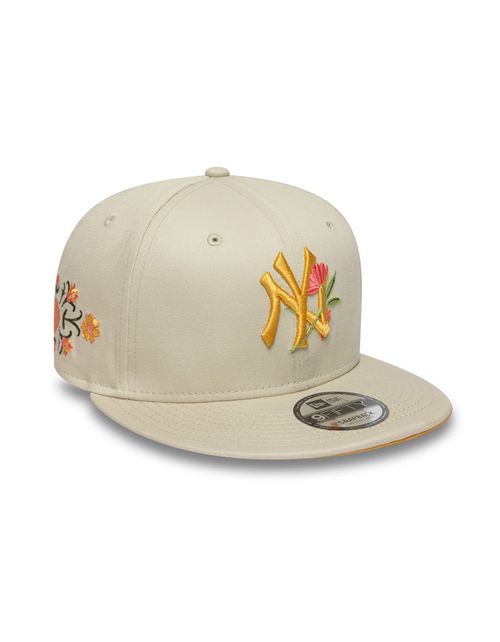 Gorra Snapback New Era - 9 FIFTY Floral Icon - New York Yankees - Beige