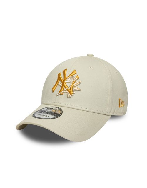 Gorra Dad Hat New Era - 9 FORTY Floral Icon - New York Yankees - Beige