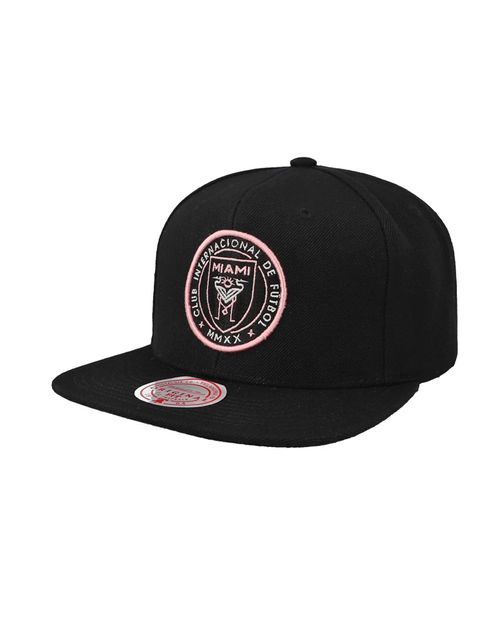 Gorra Snapback Mitchell &amp; Ness - MLS TEAM GROUND 2.0 PRO - Inter Miami CF - Negro