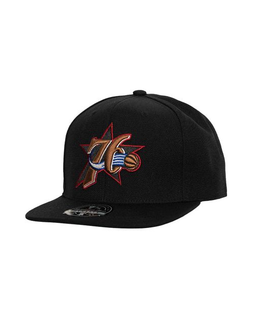 Gorra Fitted Mitchell & Ness - NBA TEAM GROUND 2.0 HWC - Philadelphia 76ers - Negro