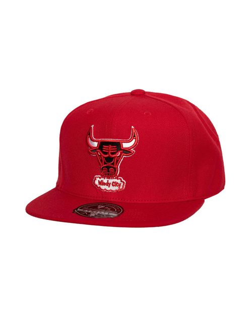 Gorra Fitted Mitchell & Ness - NBA TEAM GROUND 2.0 HWC - Chicago Bulls - Rojo