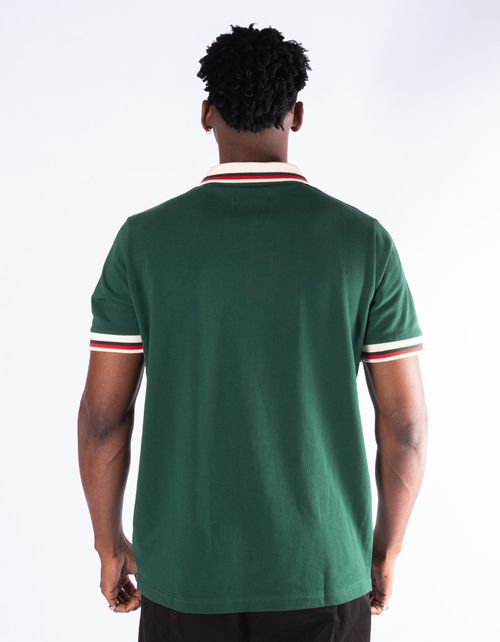 Polera Pimps Hombre Piqué - Colección Heráldica - Verde
