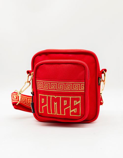 Crossbody Pimps - Colección Creta - Rojo