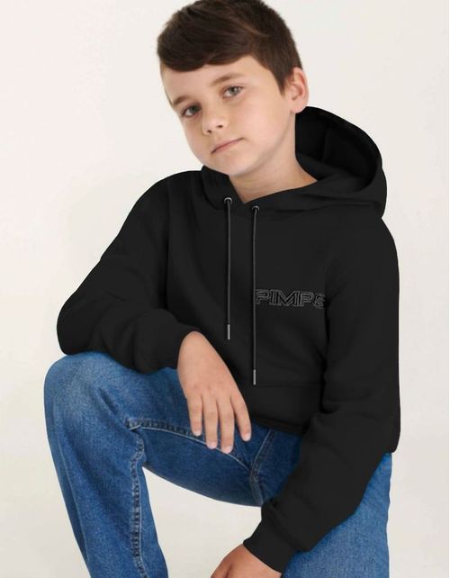 Poleron Pimps Niño - Básico Negro