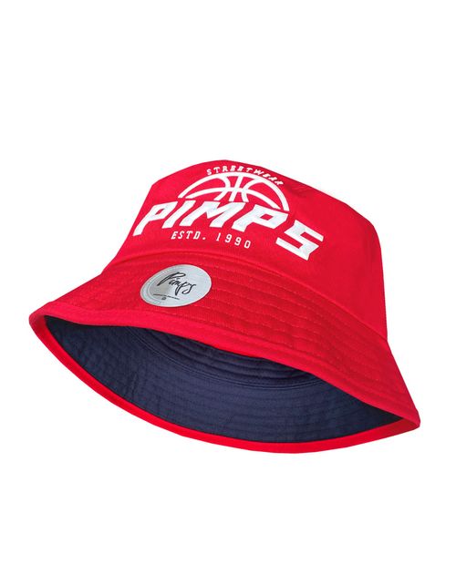 Bucket Hat Pimps Street – Rojo