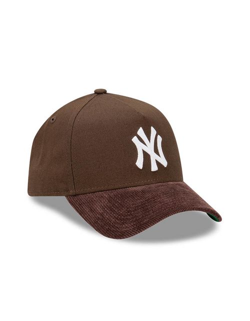 Gorra Dad Hat New Era Cotelé - 9 FORTY - New York Yankees - Café