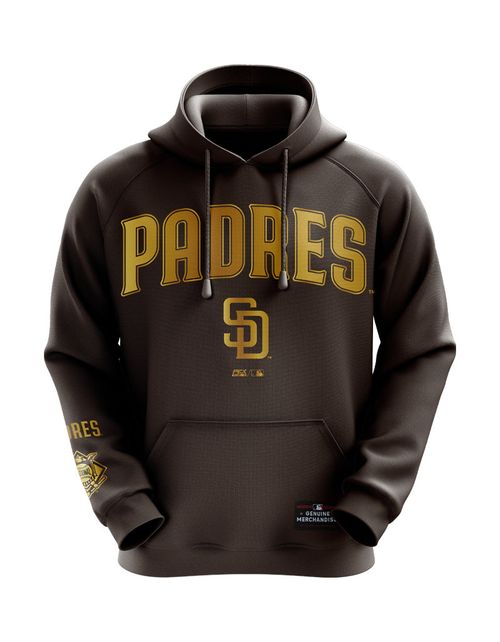 Poleron NBA Hombre Hoodie - San Diego Padres - Café