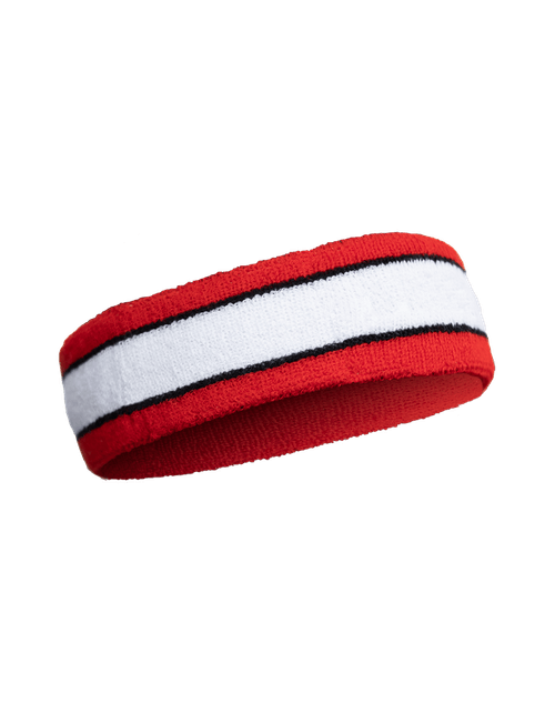 Banda Cintillo Pimps - Rojo Blanco Negro