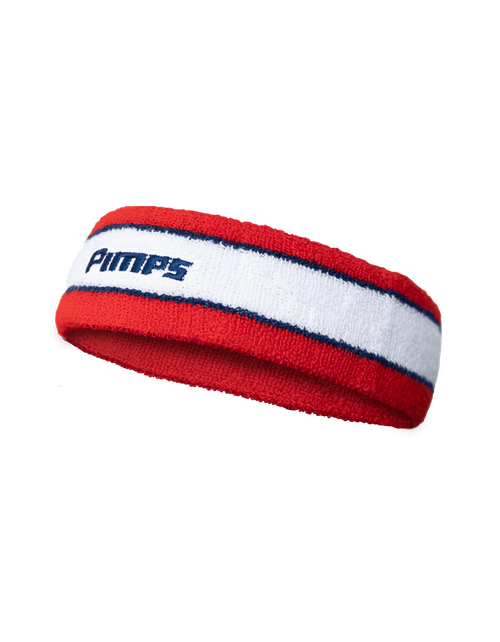 Banda Cintillo Pimps - Rojo Blanco Azul