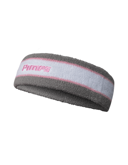 Banda Cintillo Pimps - Gris Blanco Rosado