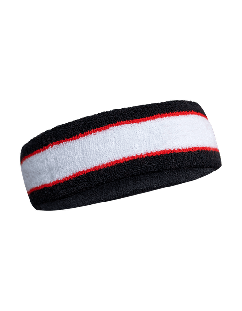 Banda Cintillo Pimps - Negro Blanco