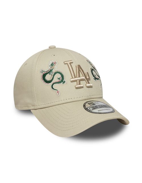 Dad Hat New Era - 9 FORTY ICON - Los Angeles Dodgers - Beige