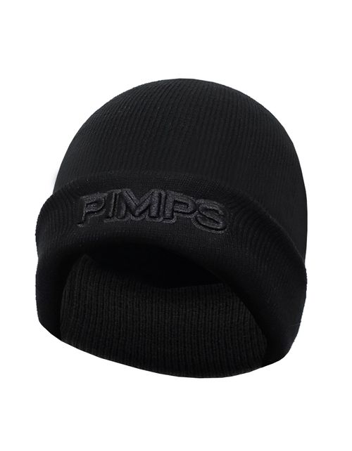 Beanie Pimps - Gorra de Lana Negro