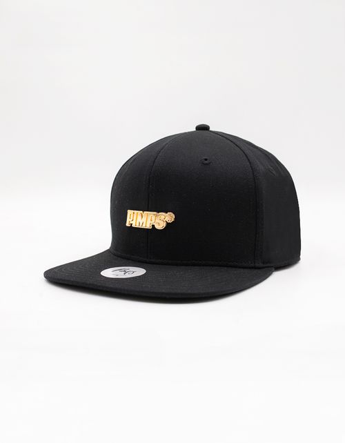 Gorra Snapback Pimps Línea Básica Pin Dorado