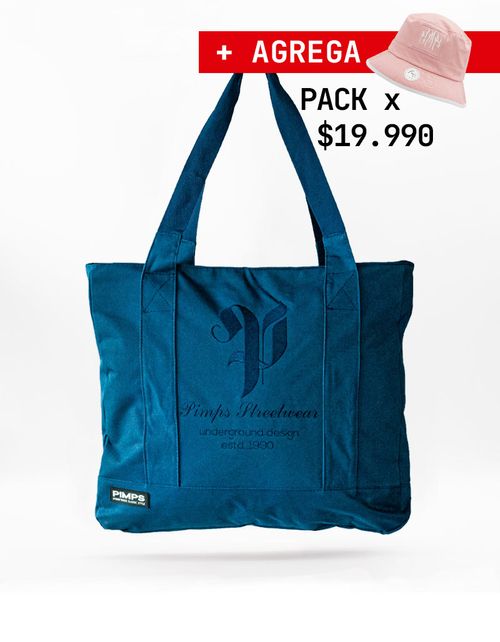 Totebag bolso Pimps - Azul