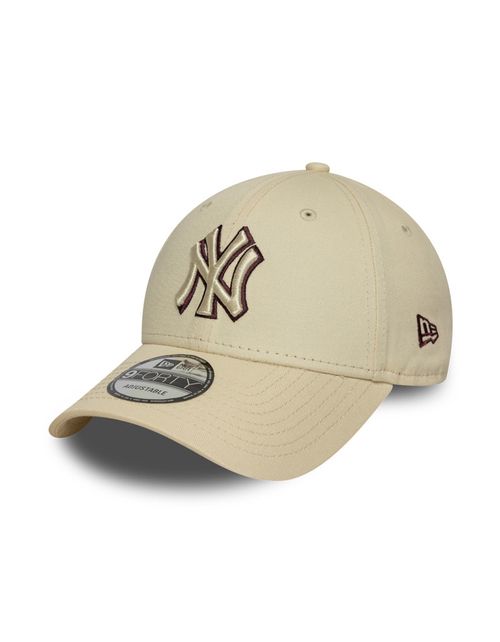 Gorra Dad Hat New Era - 9 FORTY TEAM OUTLINE - New York Yankees - Beige