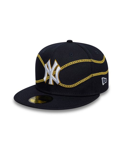 Gorra Fitted New Era - 59 FIFTY CHAIN WRAP NAVY - New York Yankees