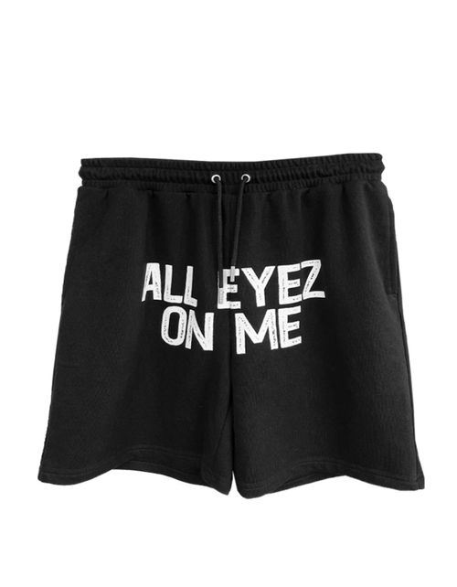 Short Pimps Hombre - All Eyez On Me - Negro