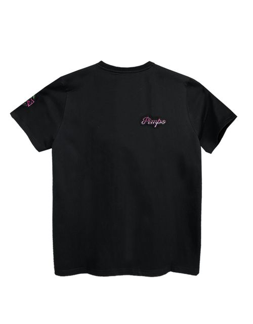 Polera Pimps Unisex Oversize Ring - Negro