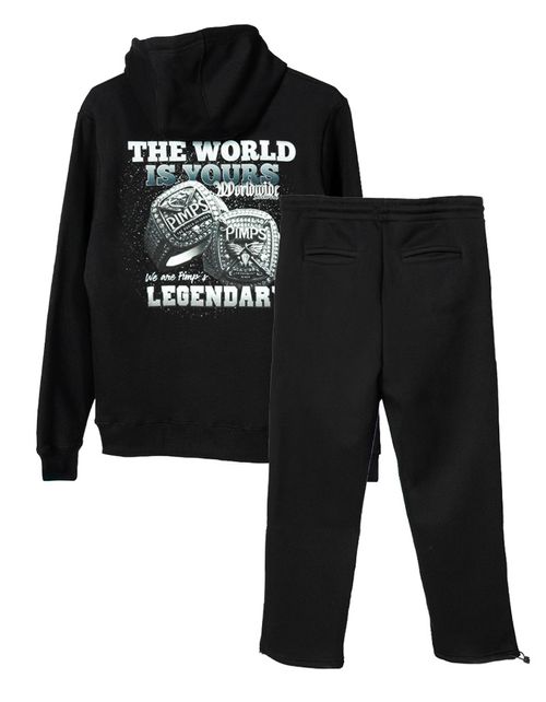 Buzo Conjunto Pimps Hombre - Legendary - Negro