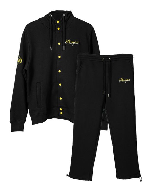 Buzo Conjunto Pimps Hombre - Ring - Negro Gold
