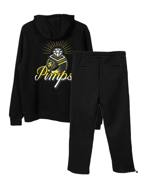 Buzo Conjunto Pimps Hombre - Ring - Negro Gold