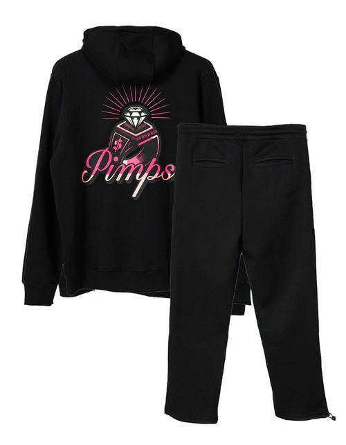 Buzo Conjunto Pimps Hombre - Ring - Negro Rose