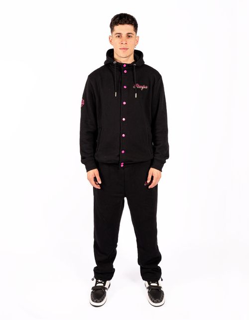 Buzo Conjunto Pimps Hombre - Ring - Negro Rose