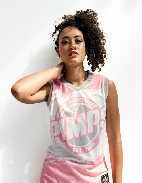 Camiseta Basquetball Pimps Adulto Mujer
