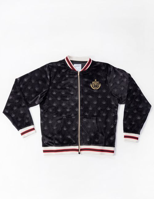 Poleron Pimps Hombre Plush Zipper - Colección Scudetto - Negro