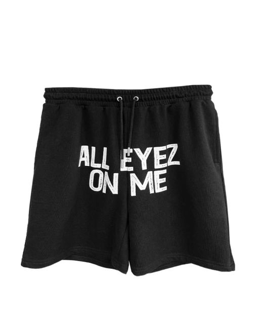 Short Pimps Hombre - All Eyez On Me - Negro
