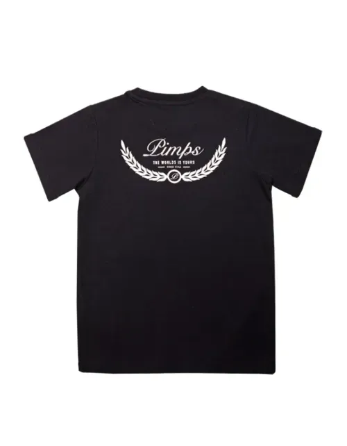 Polera Pimps Unisex - Colección Arpione - Negro