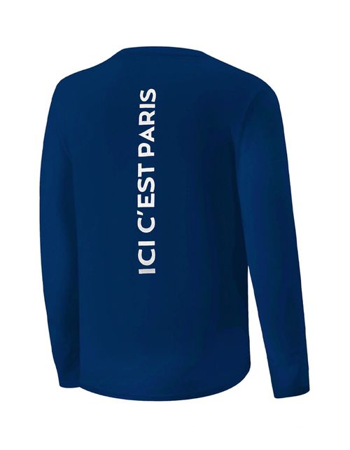 Polera Hombre PSG Manga Larga - Azul