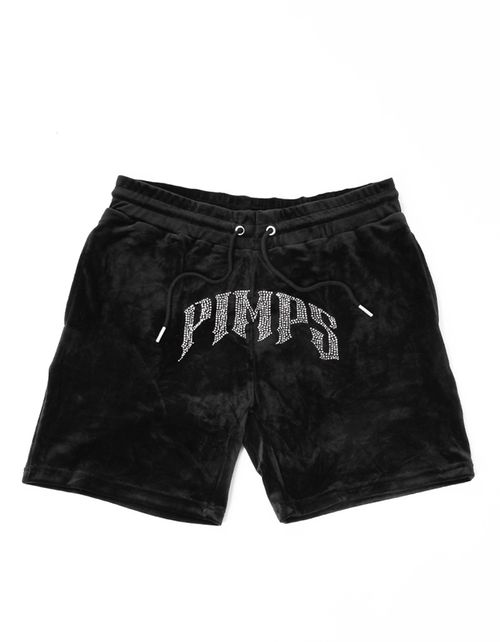 Short Pimps Hombre Plush Cristal Negro